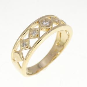 K18YG ダイヤモンド リング 0.10CT