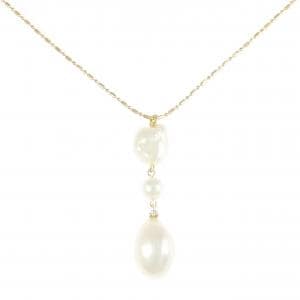 K18YG 淡水パール ネックレス