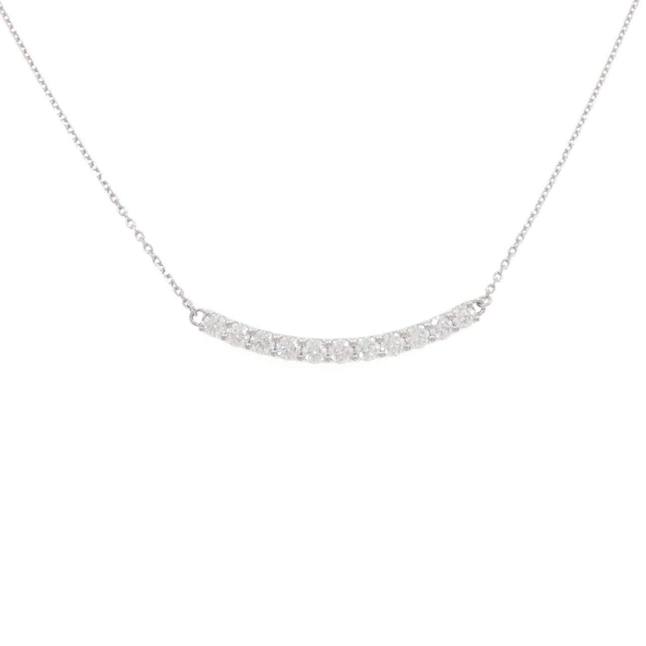 【新品】PT ダイヤモンド ネックレス 1.018CT D VS1-SI1 EXT-Good