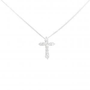 PT900/PT850 クロス ダイヤモンド ネックレス 0.50CT