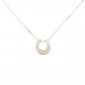 K10PG ダイヤモンド ネックレス 0.10CT