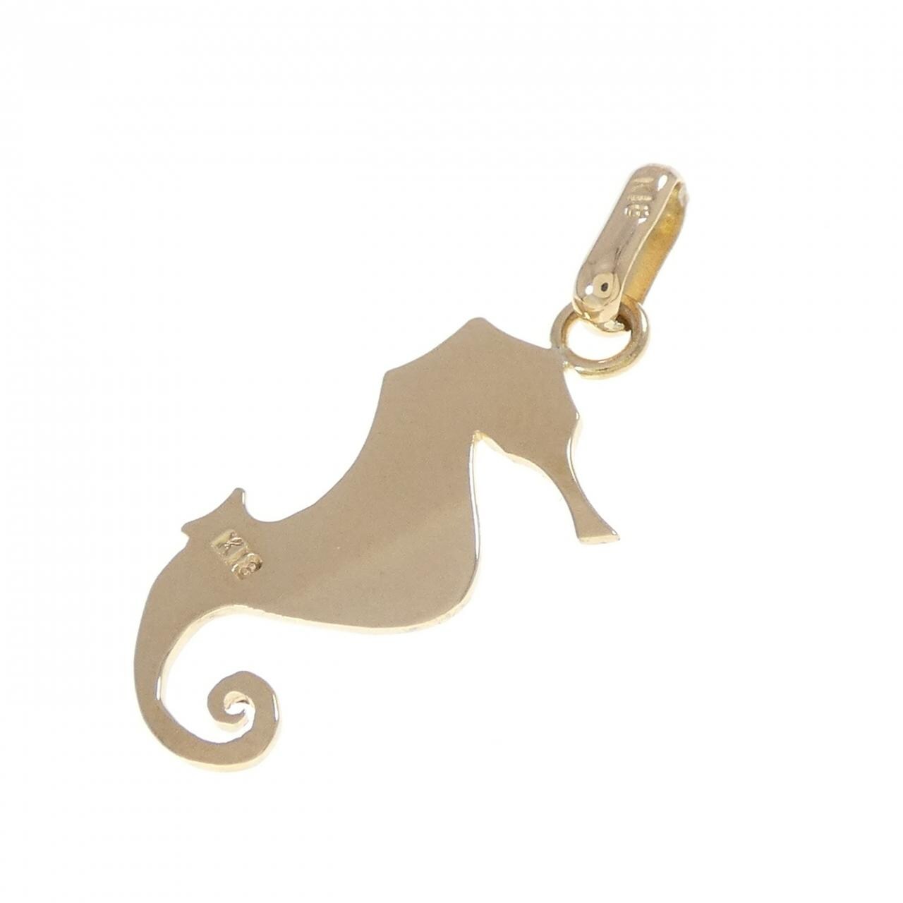 K18YG タツノオトシゴ ペンダント