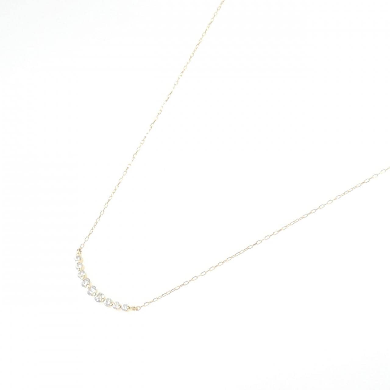 K18YG ダイヤモンド ネックレス 0.20CT