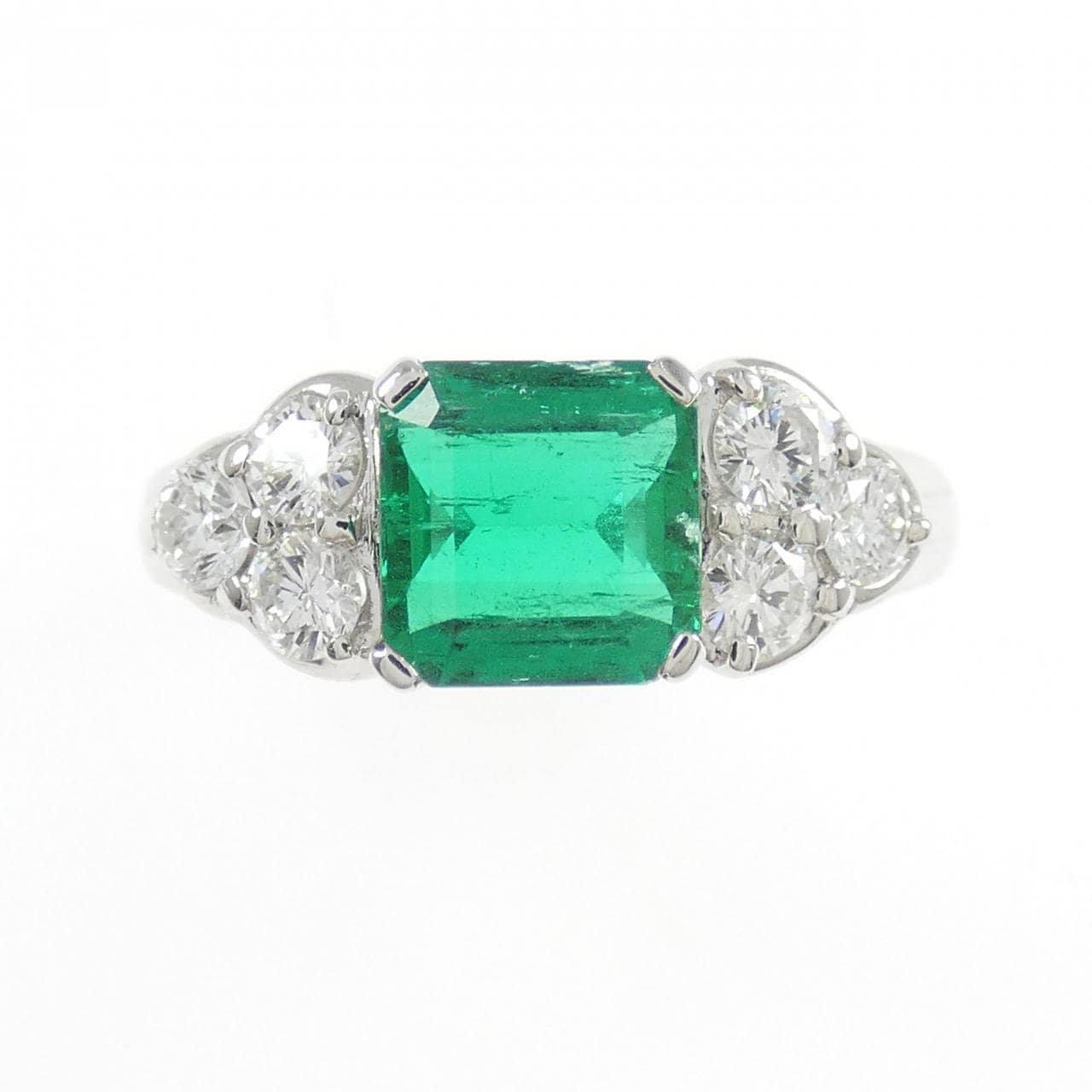 PT900 エメラルド リング 0.97CT