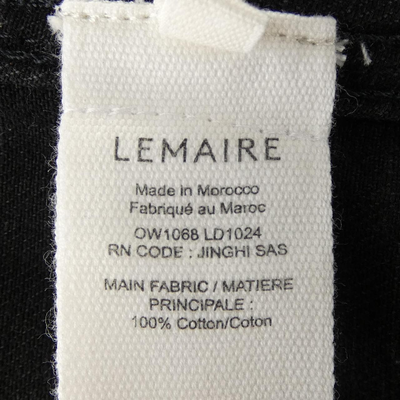 ルメール LEMAIRE OW1068　LD1024 デニムジャケット