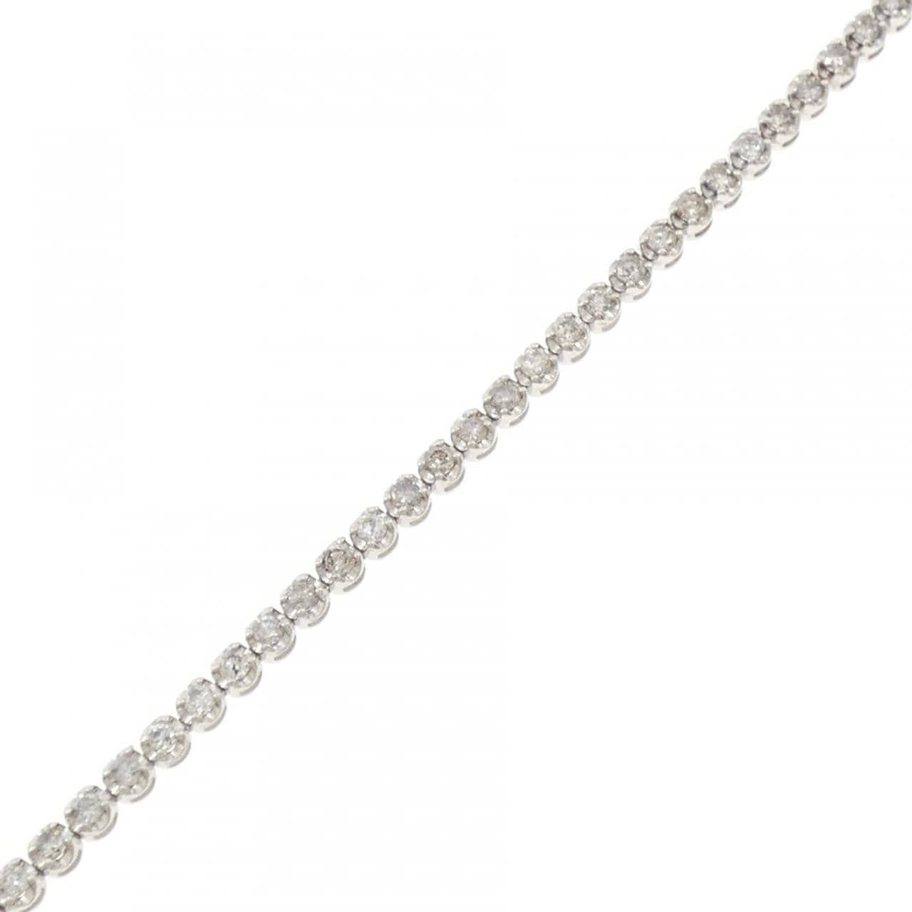 K18WG ダイヤモンド ブレスレット 2.00CT