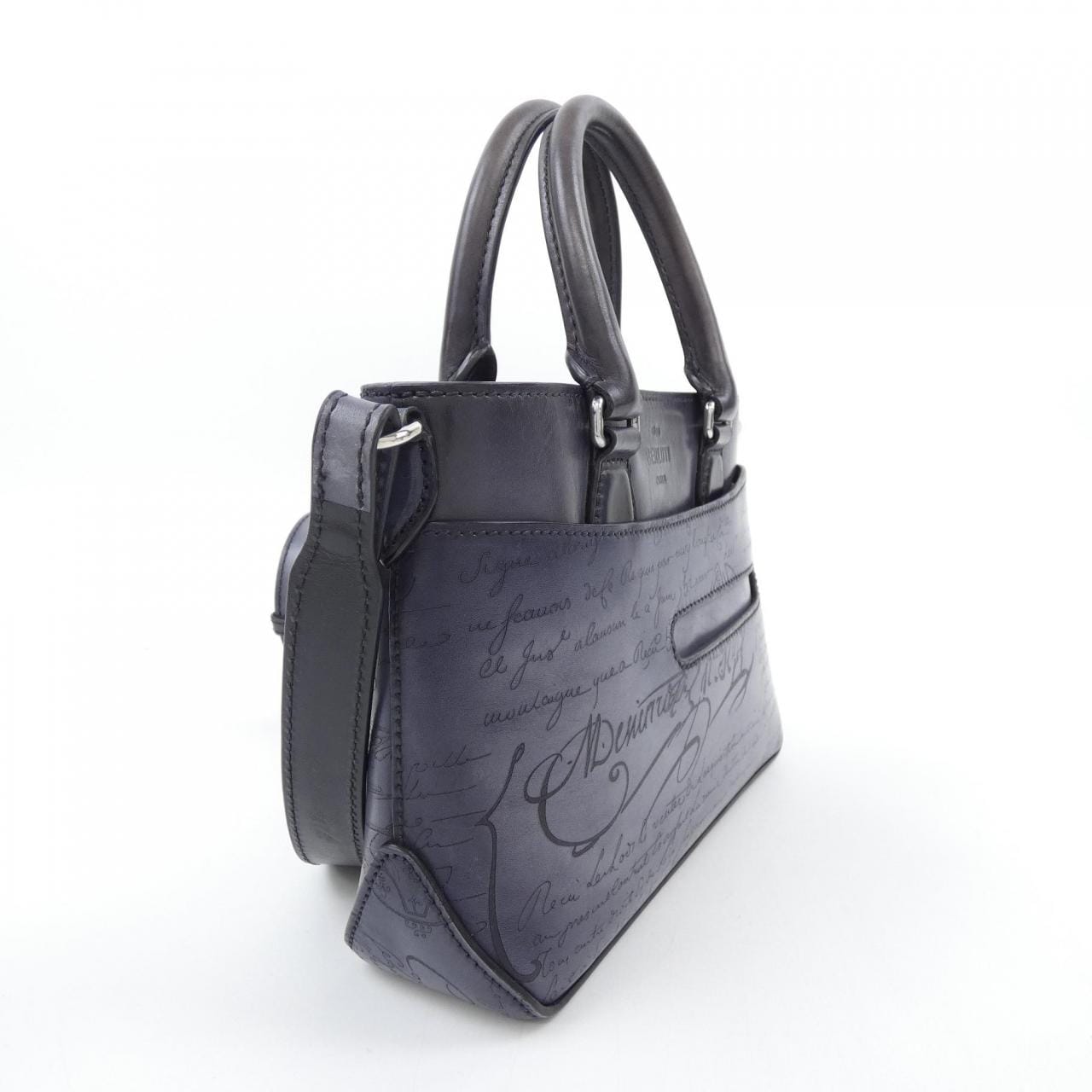 ベルルッティ Berluti トゥジュールガリバーグラディアントスクリットレザーメッセンジャー BAG