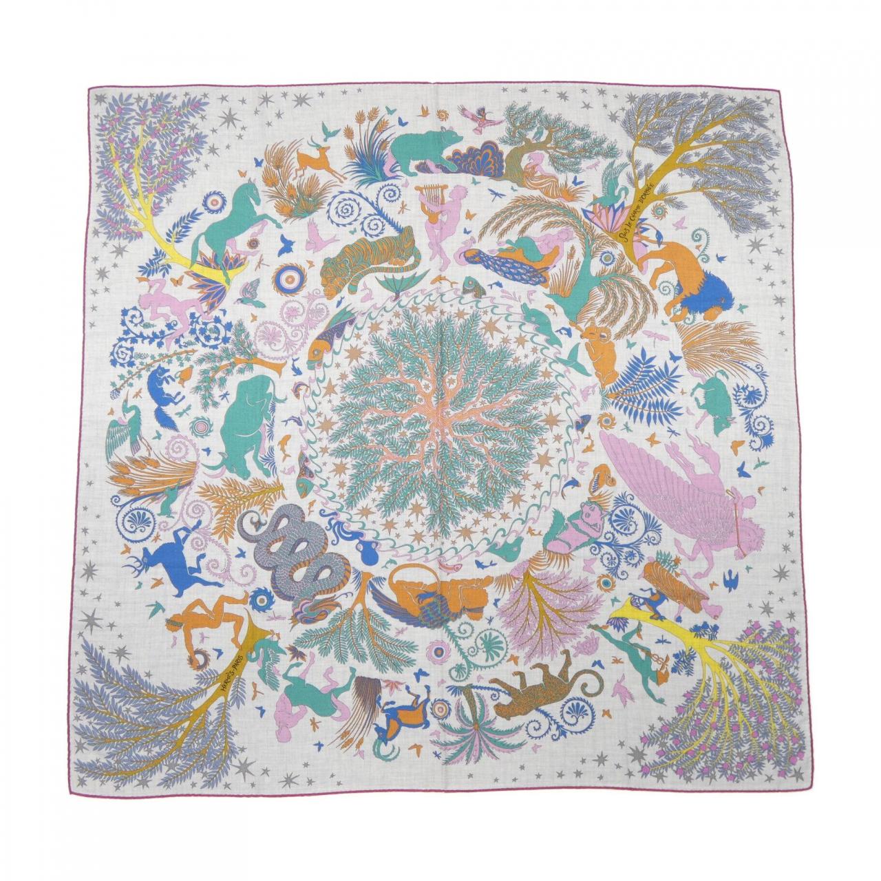 エルメス HERMES SOUS LE CHARME D'ORPHEE H244177S カレジェアン140 ショール