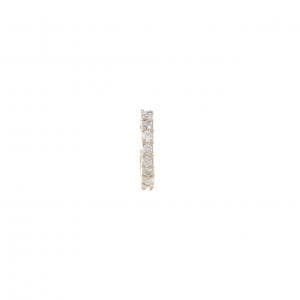 K18PG ダイヤモンド ピアス 0.1CT 片耳