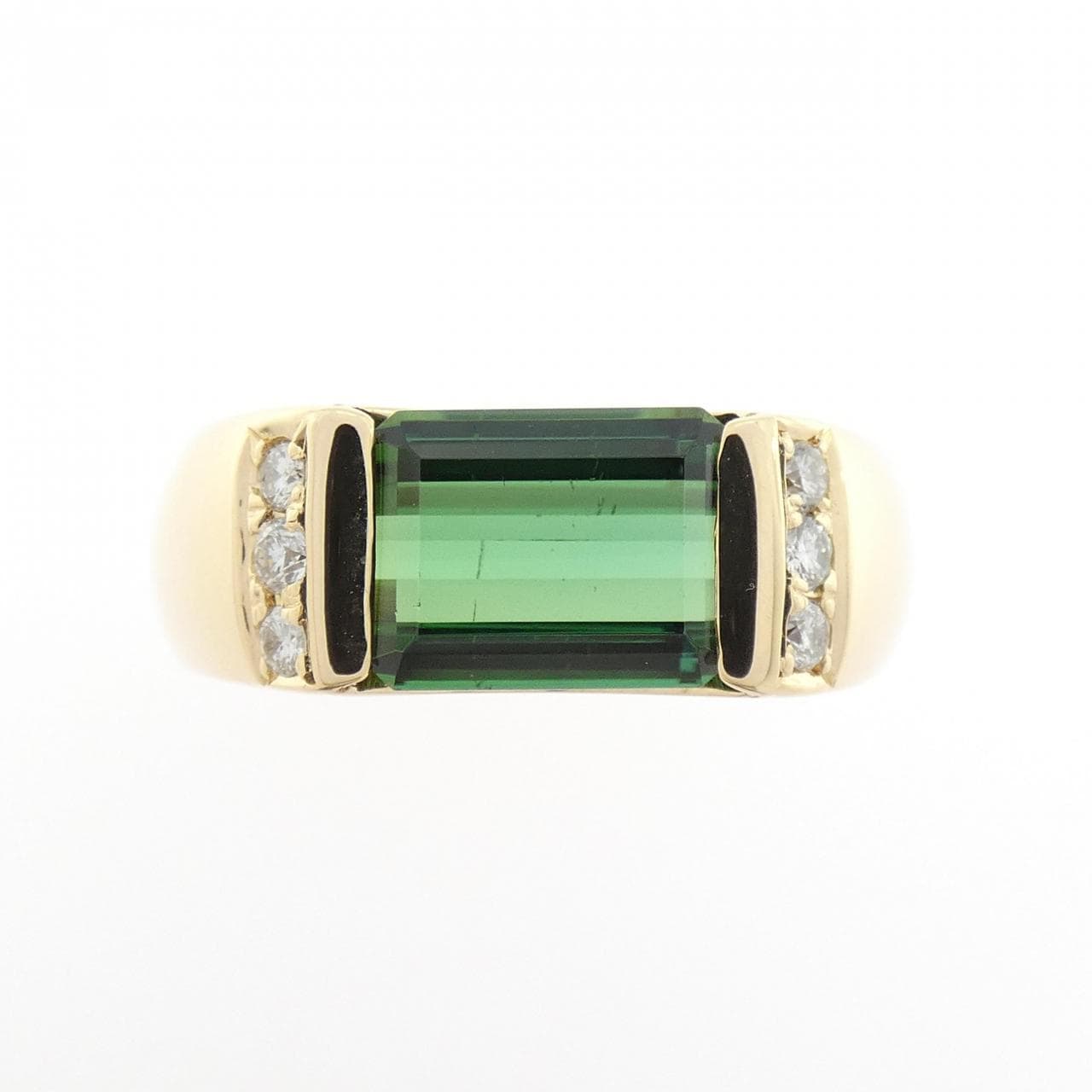 K18YG トルマリン リング 2.25CT