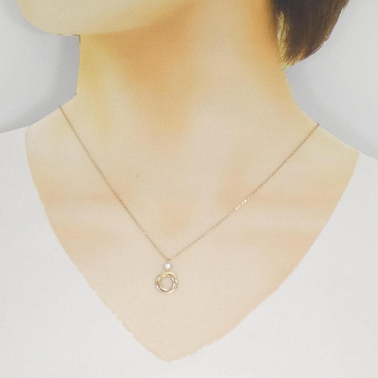 カルティエ トリニティ ネックレス