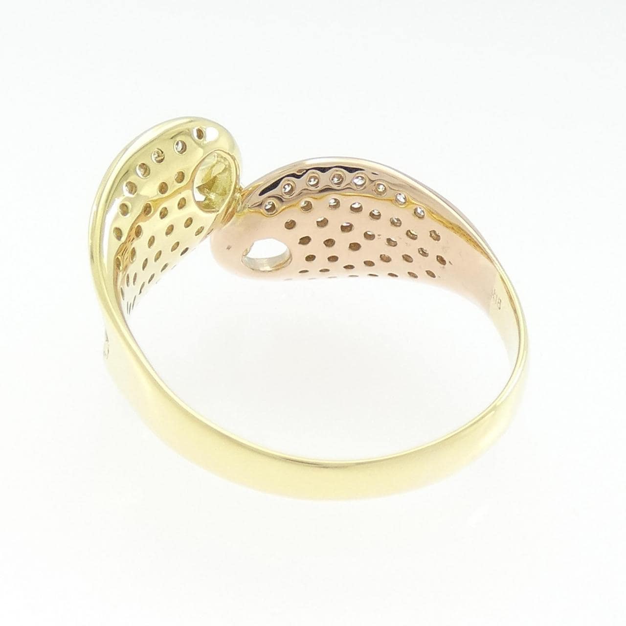 K18YG/K18PG ダイヤモンド リング 1.00CT