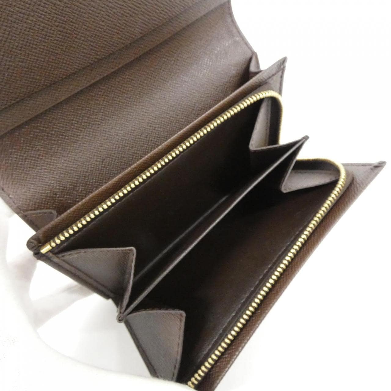 ルイヴィトン ダミエ ポルト モネ ビエ トレゾール N61730 財布