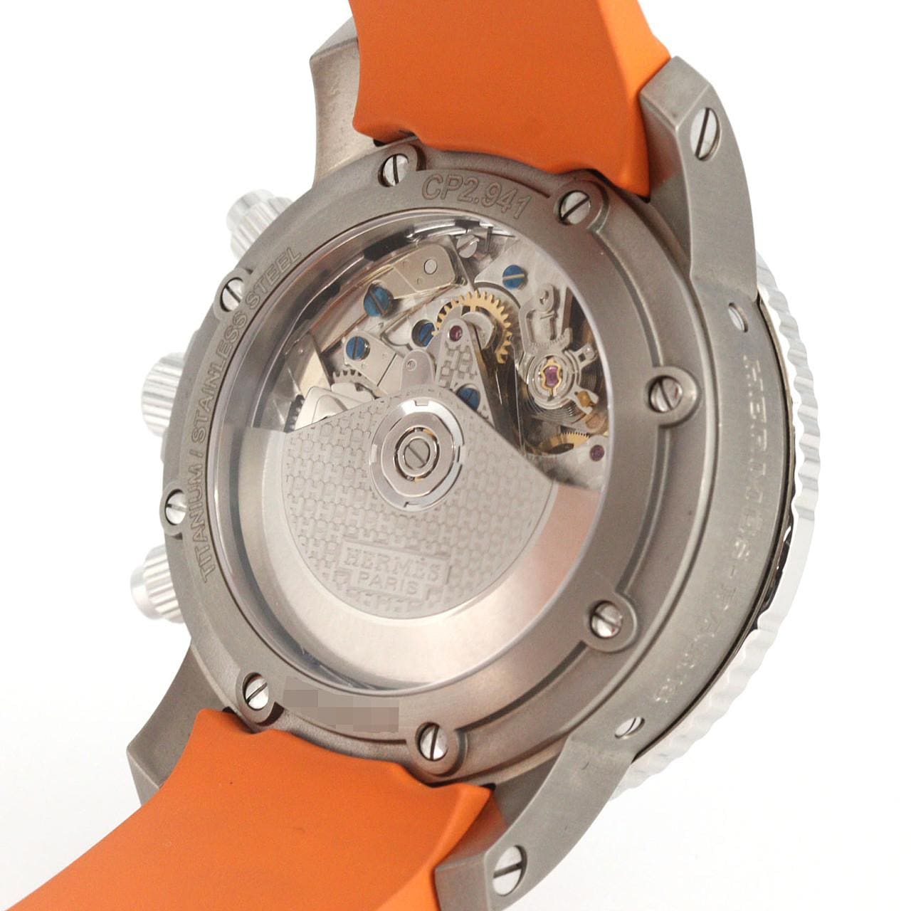 エルメス クリッパーダイバークロノメカニック SSxTI CP2.941/W035437WW00 SSxTI 自動巻