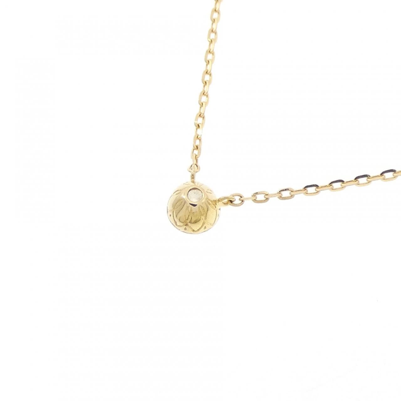 アガット ダイヤモンド ネックレス 0.1CT