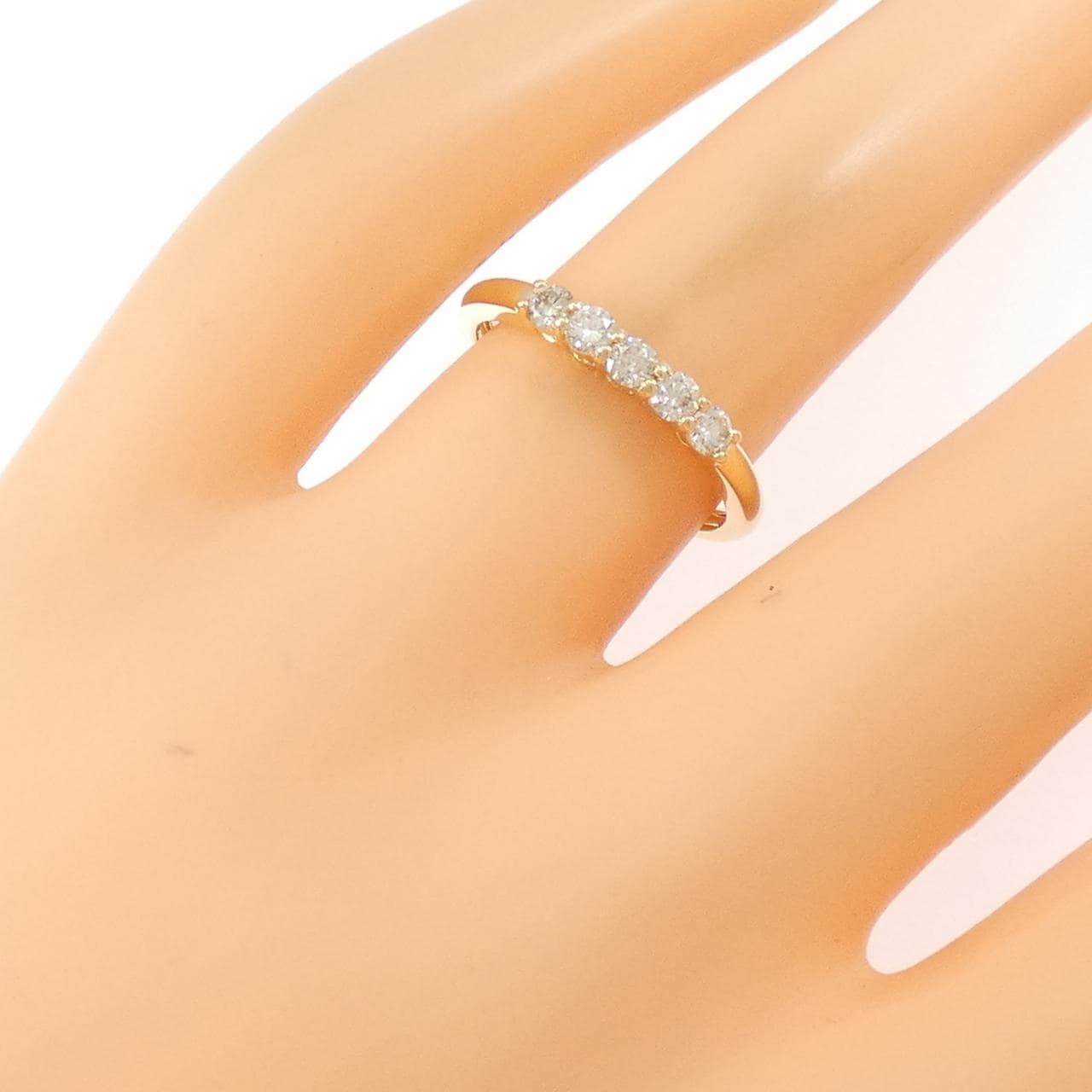 K18YG ダイヤモンド リング 0.30CT