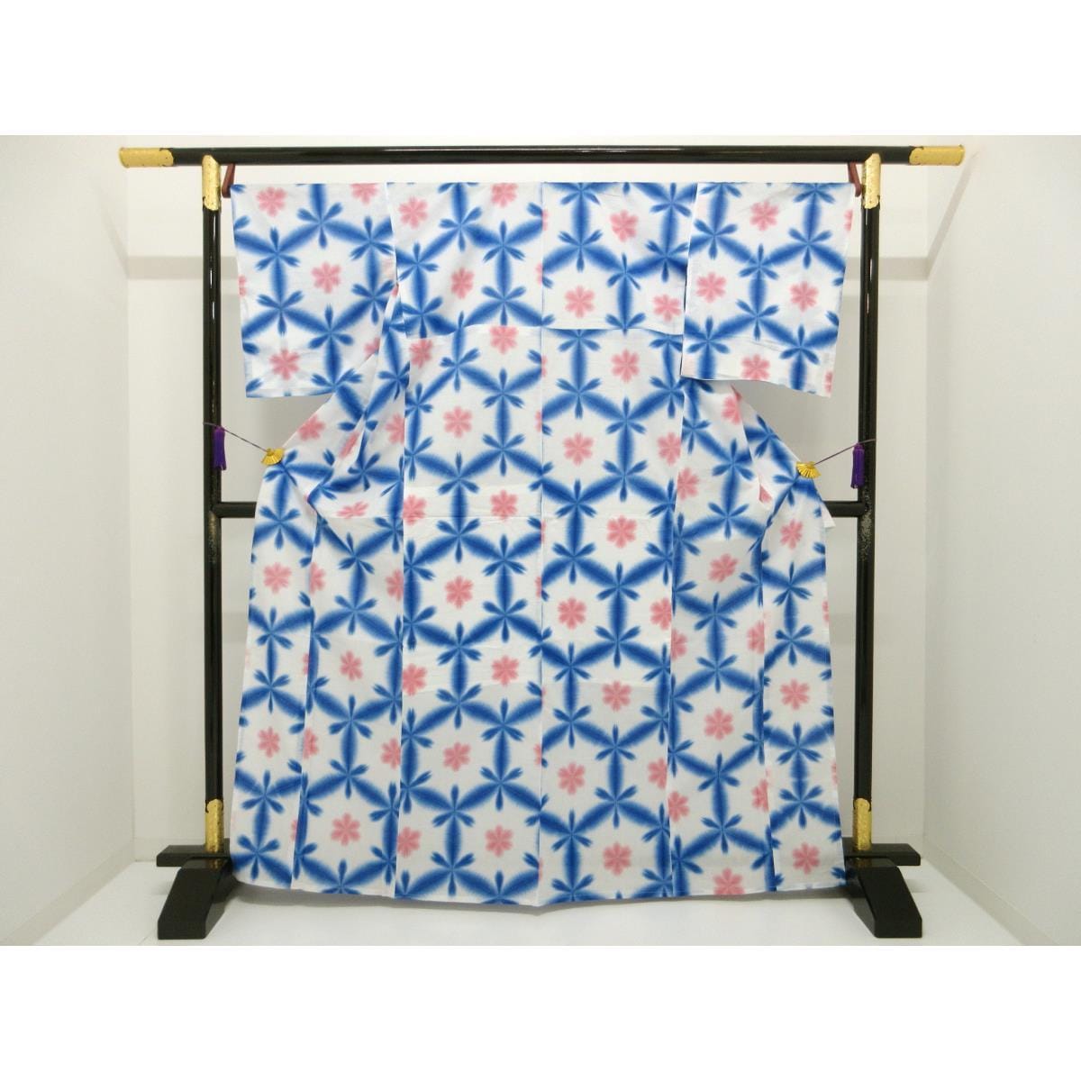 [Unused items] Women's Yukata, Arimatsu Narumi Shibori, Wide Collar