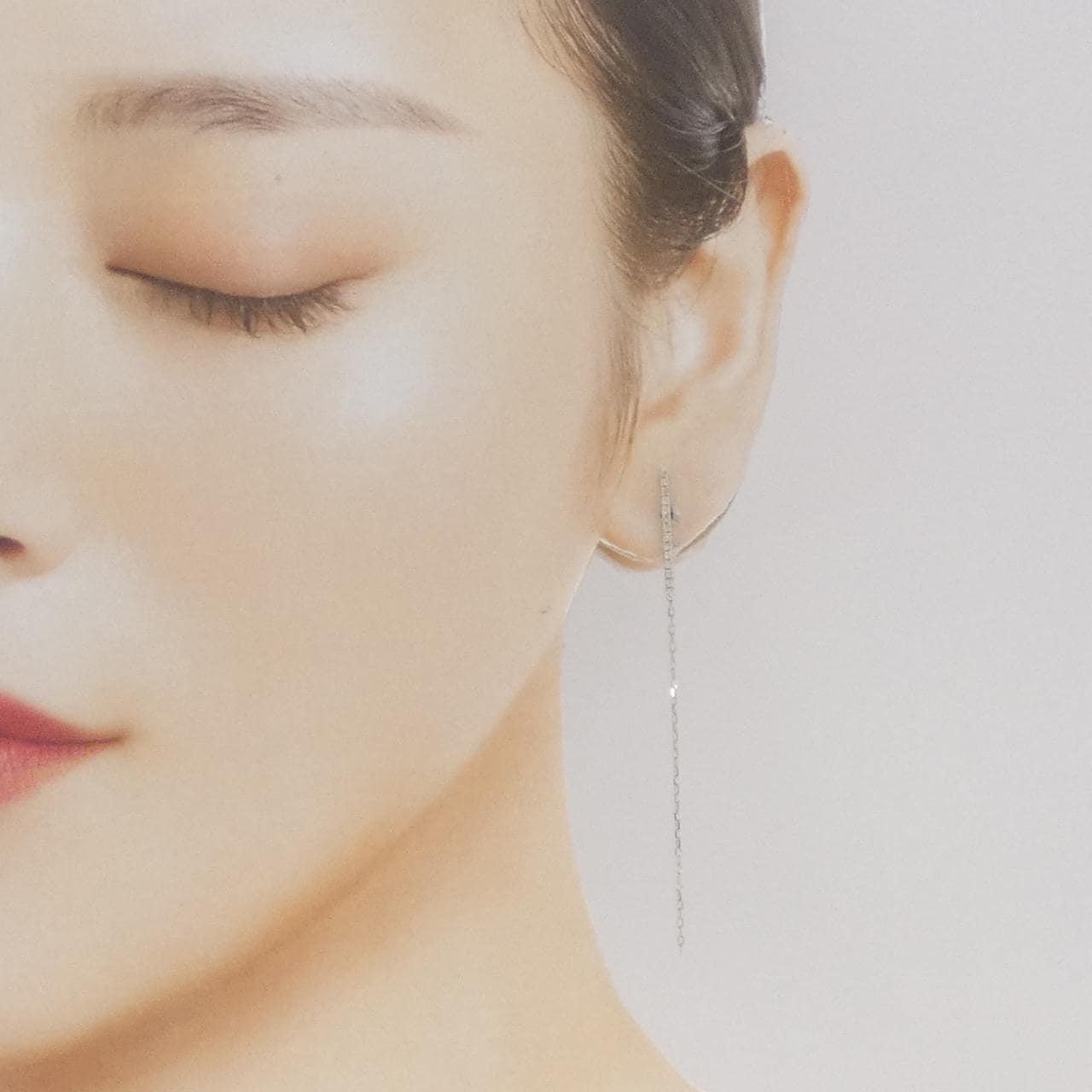 ヒロタカ ダイヤモンド ピアス 0.14CT