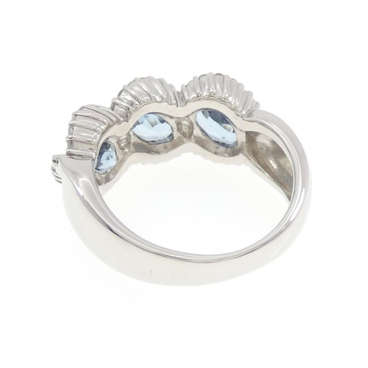 PT900 アクアマリン リング 1.20CT