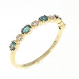 【新品】K18YG グランディディエライト リング 0.18CT
