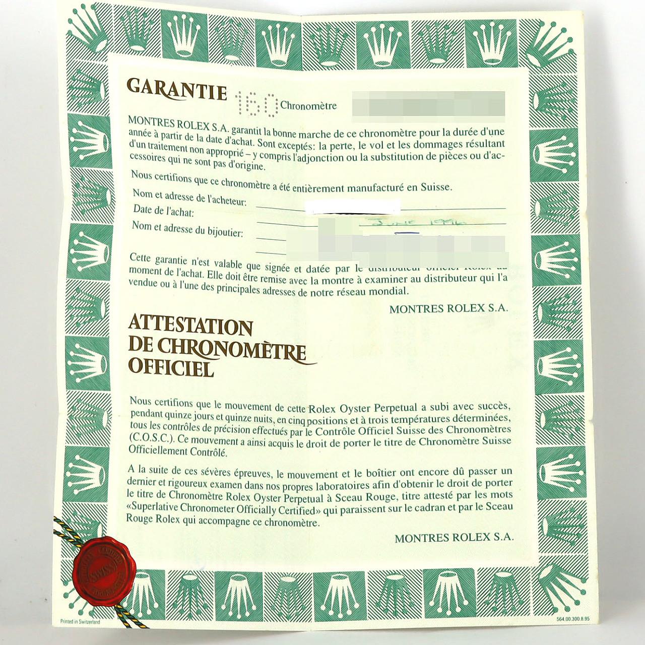 ロレックス デイトジャスト 69178G YG 自動巻 W番