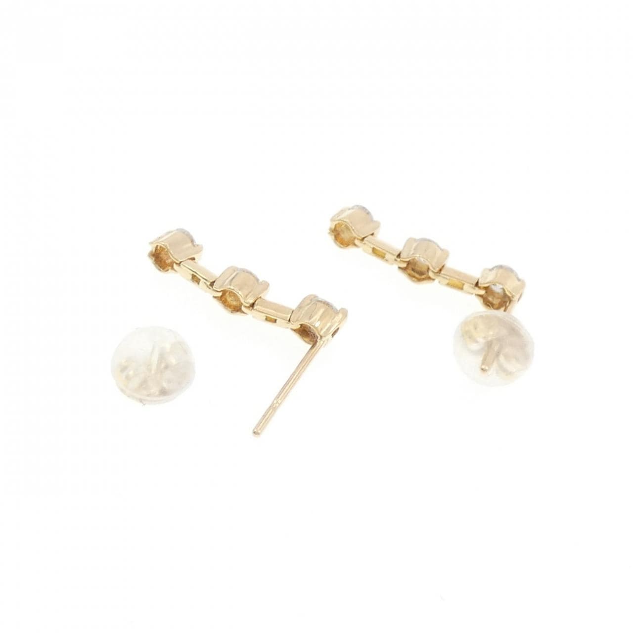 K18YG鑽石耳環 0.32CT