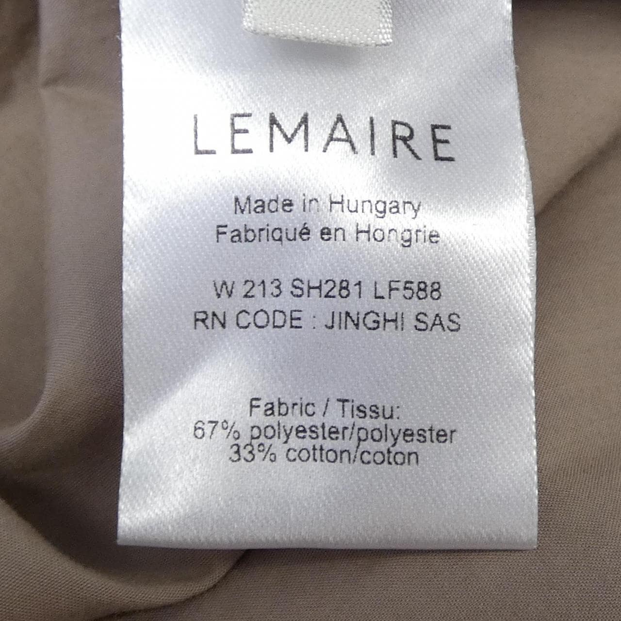 ルメール LEMAIRE シャツ