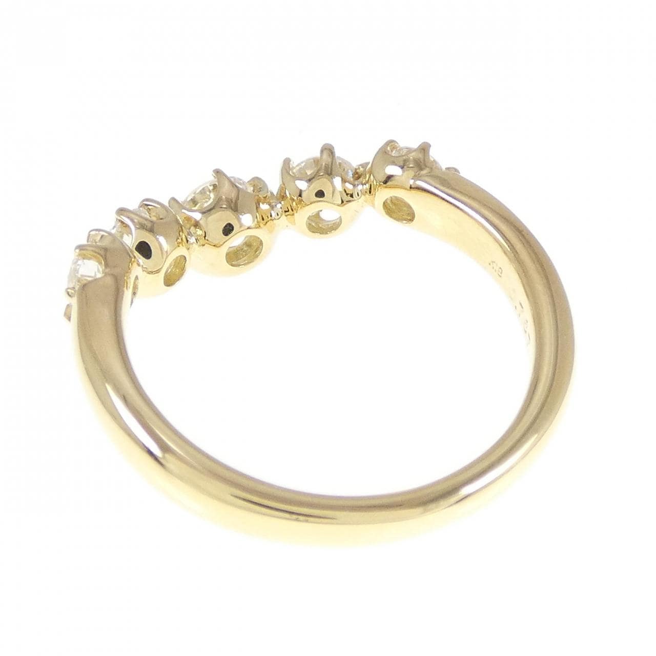 K18YG ダイヤモンド リング 0.767CT