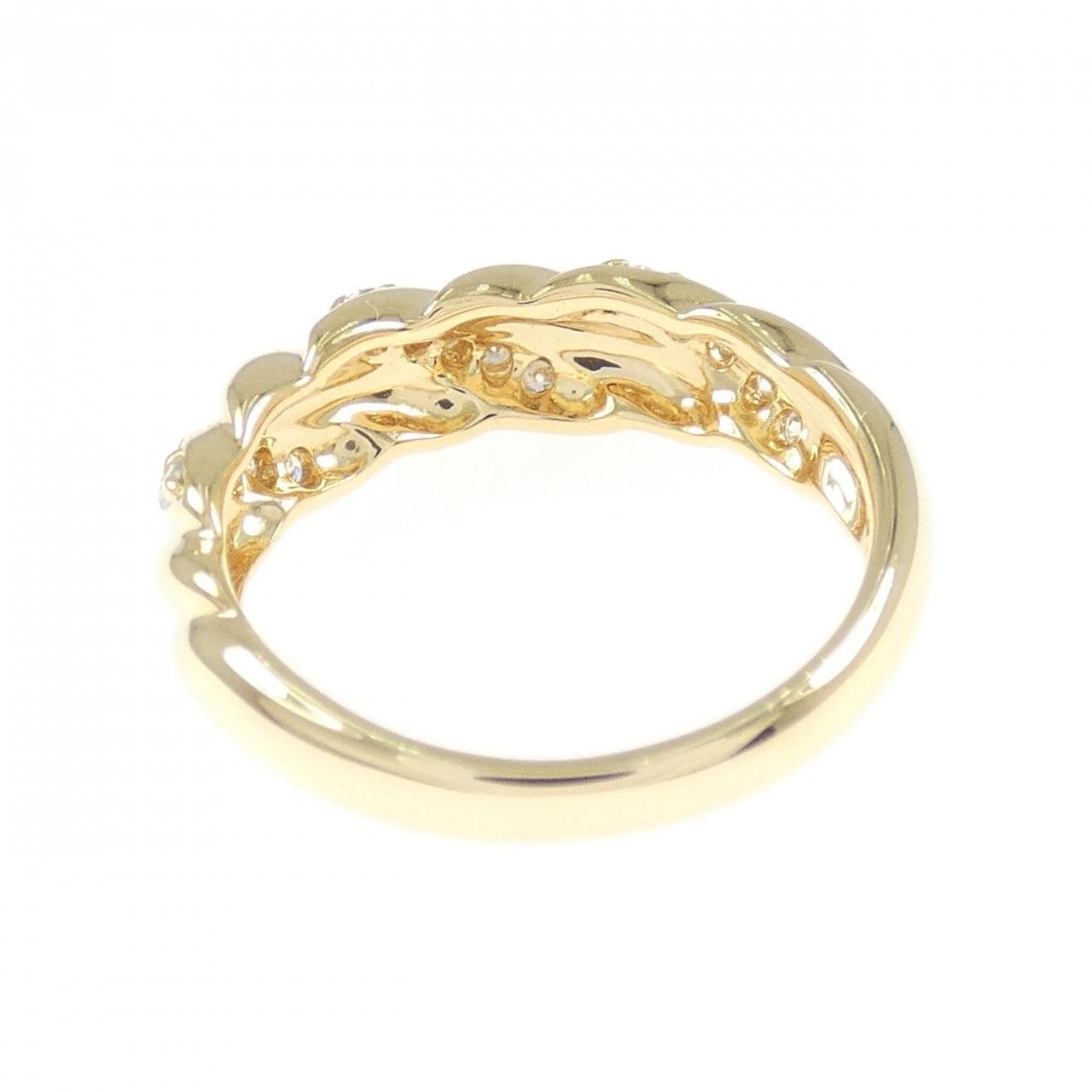 K18YG ダイヤモンド リング 0.21CT