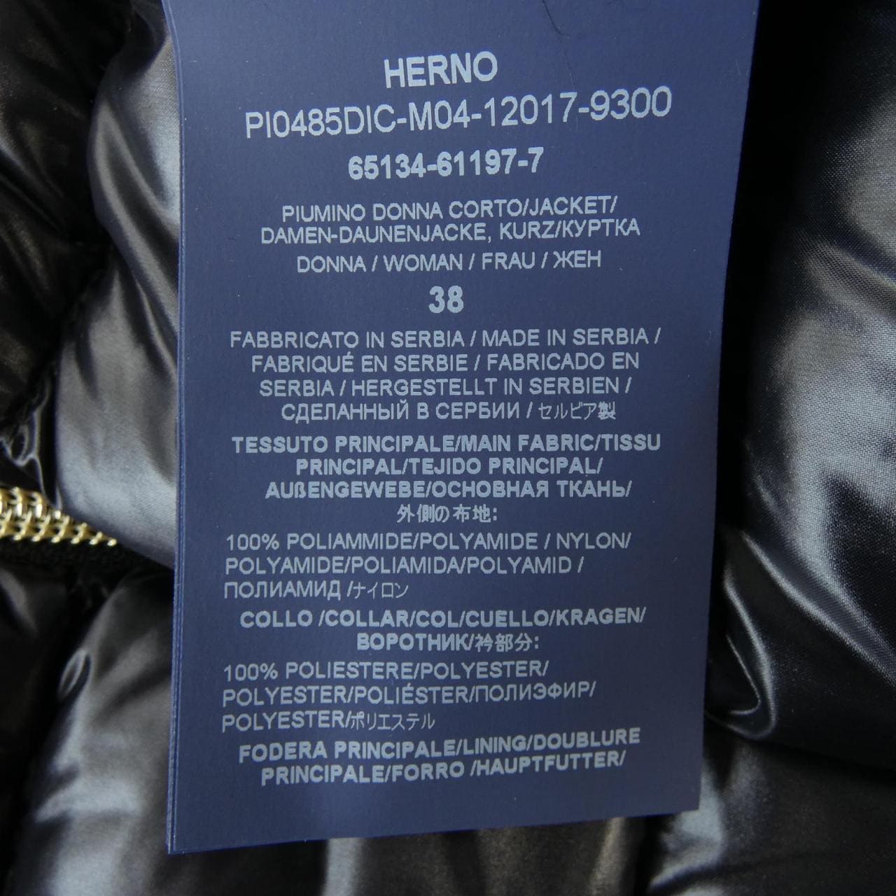 ヘルノ Herno PI0485DIC 9300 ダウンジャケット