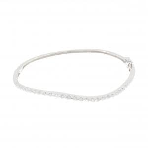 K18WG ダイヤモンド バングル 0.50CT