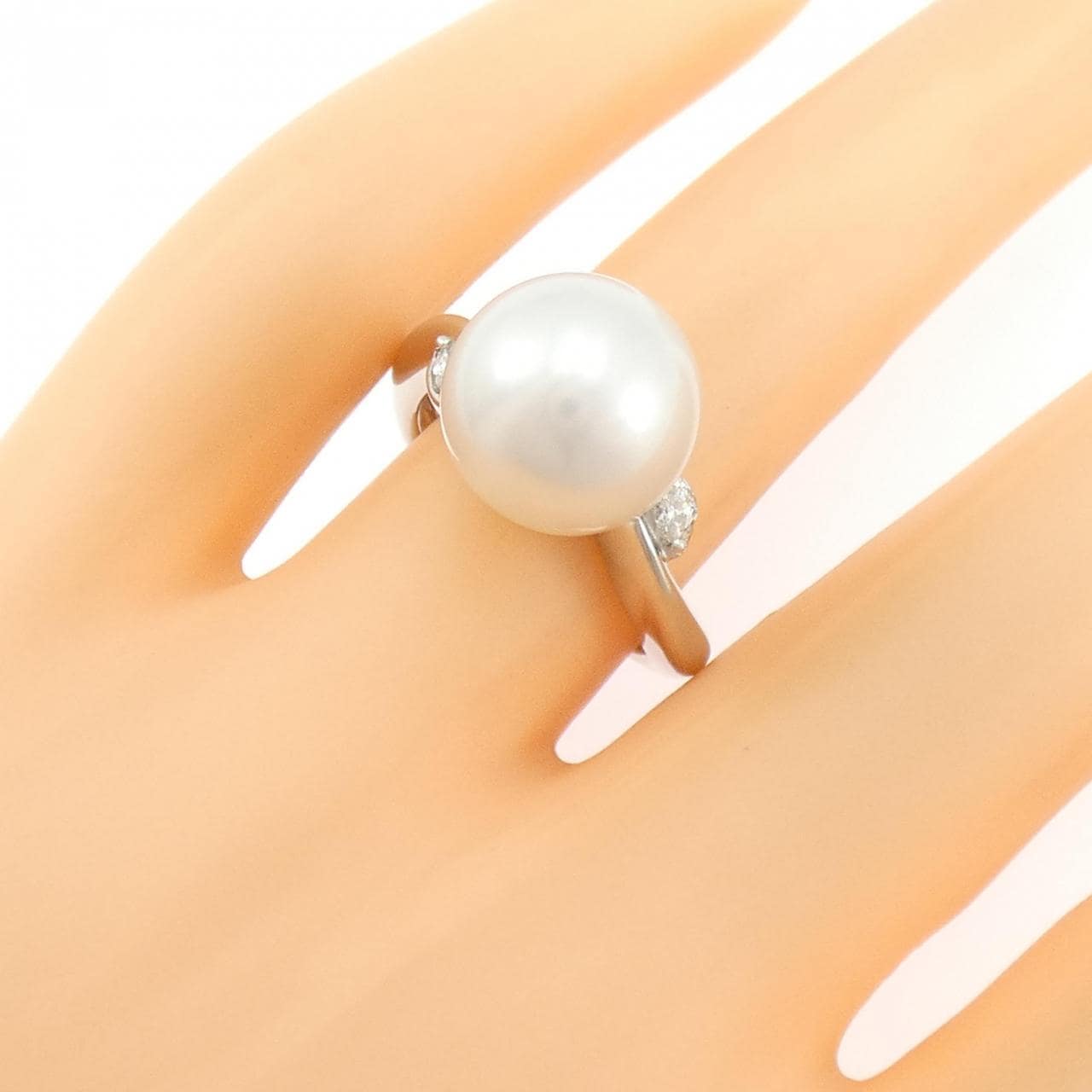 PT900 白蝶パール リング 11.6mm