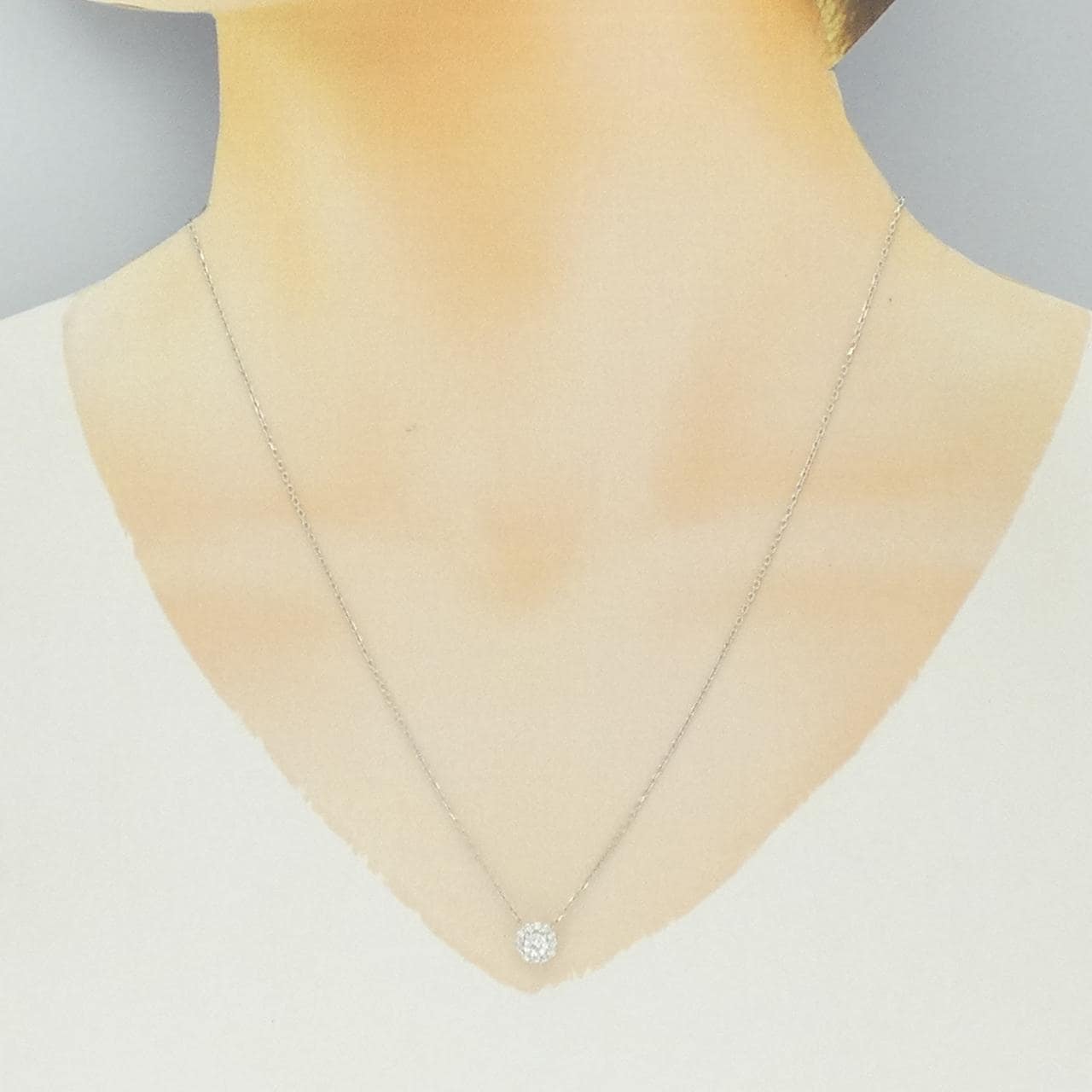 グラフ アイコン ネックレス 0.18CT (F VVS2)