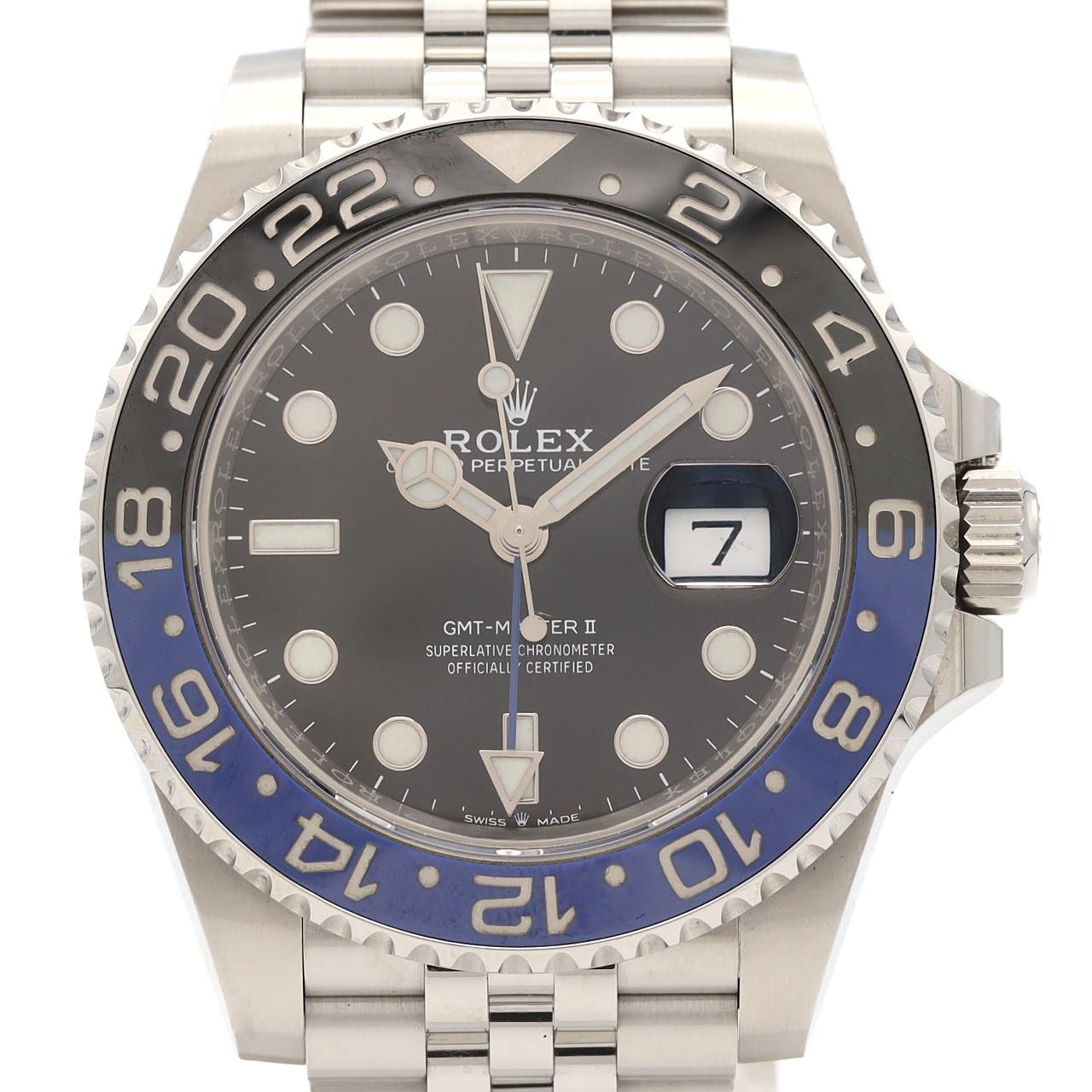 【ノーメンテナンス還元価格】ロレックス GMTマスターⅡ 126710BLNR･5 SS 自動巻 ランダム番