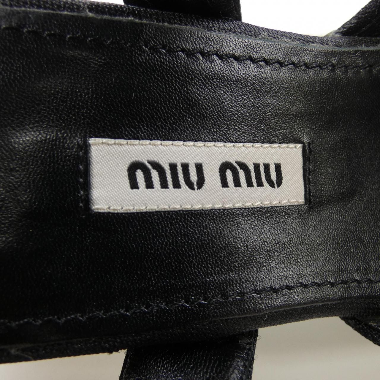 ミュウミュウ MIU MIU プラットフォームサンダル 5X996C サンダル
