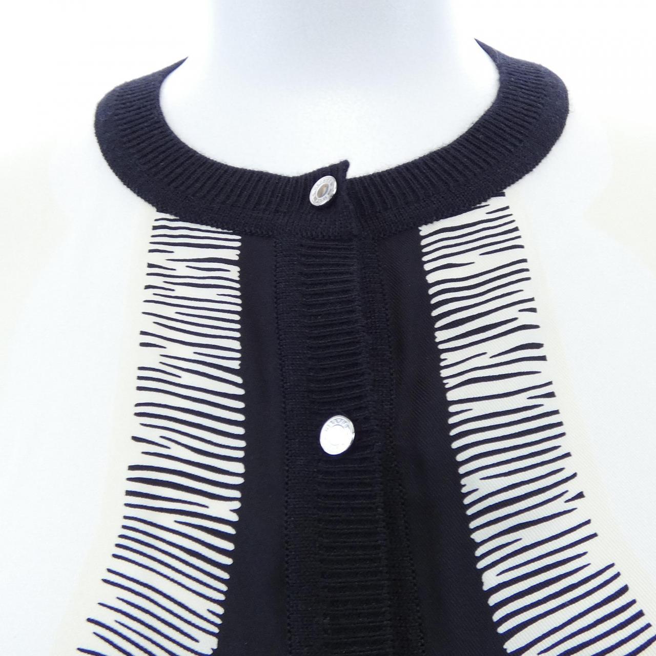 エルメス HERMES POSTE ET CAVALERIE *16-7759 ツイルレーヌ カーディガン