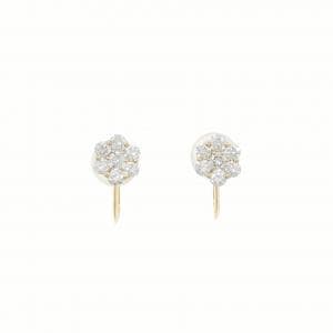 ワコウ フラワー ダイヤモンド イヤリング 0.85CT