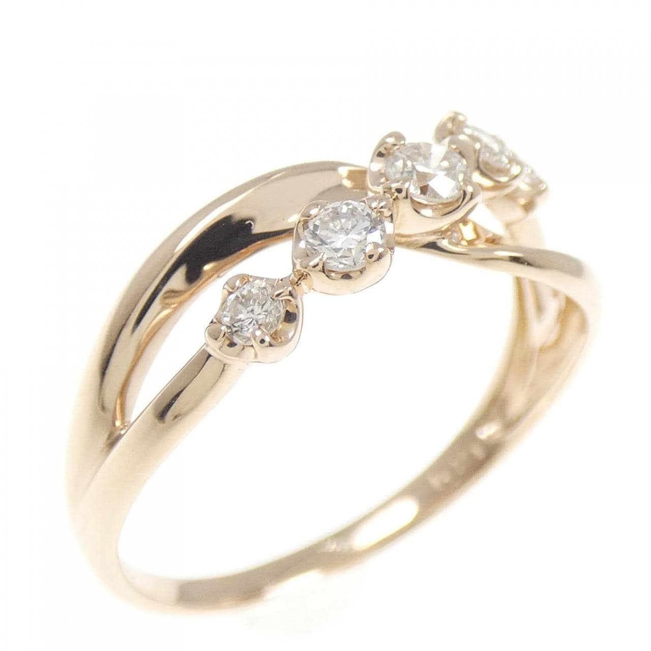 K18PG ダイヤモンド リング 0.21CT