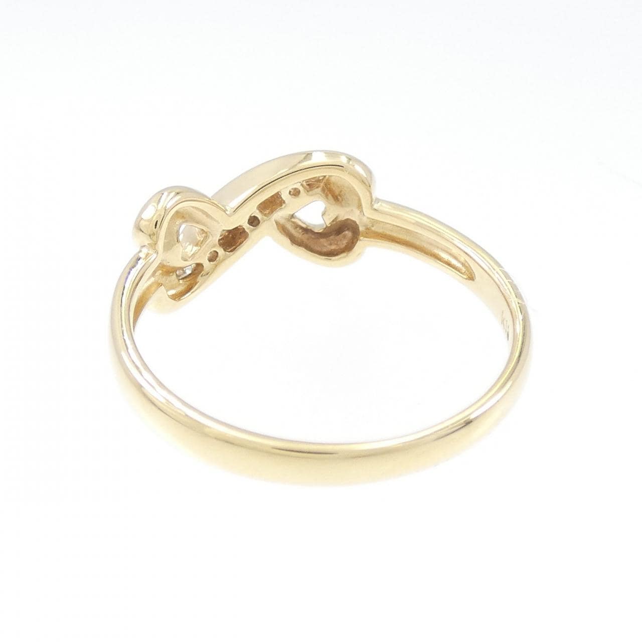 K18YG ダイヤモンド リング 0.03CT