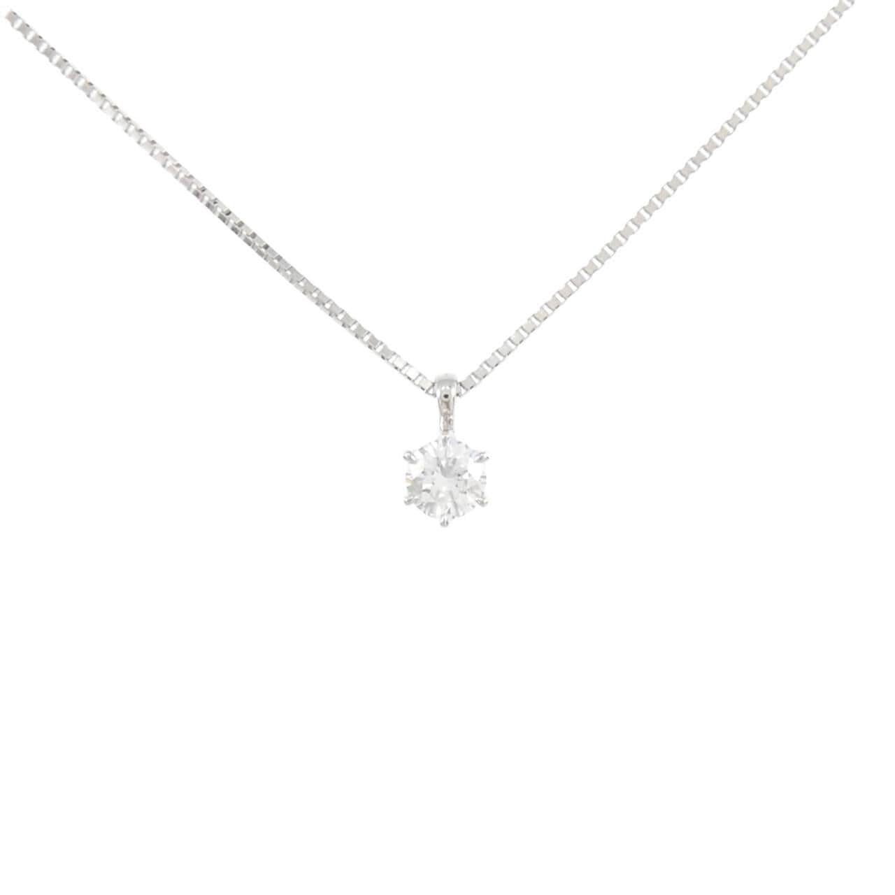 [BRAND NEW] PT900/PT850 Diamond Necklace 0.232CT D SI1 VG