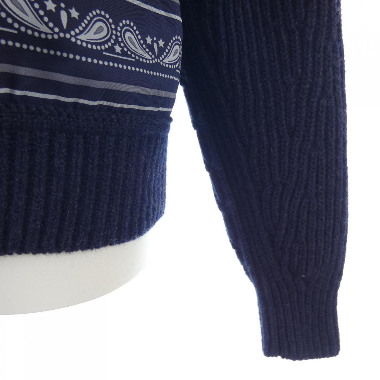 エルメス HERMES 馬のリボン飾り、ツイルレーヌ *07-7754 ニット