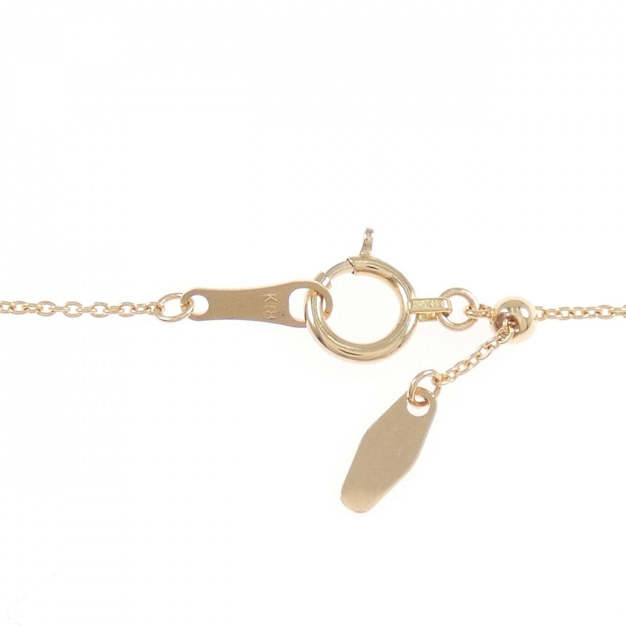 【リメイク】K18PG ダイヤモンド ネックレス 0.339CT H SI1 3EXT H&C