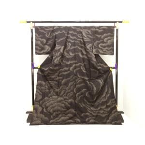 訪問着【縞大島紬】