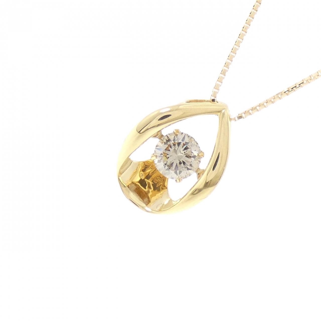 K18YG ダイヤモンド ネックレス 0.50CT