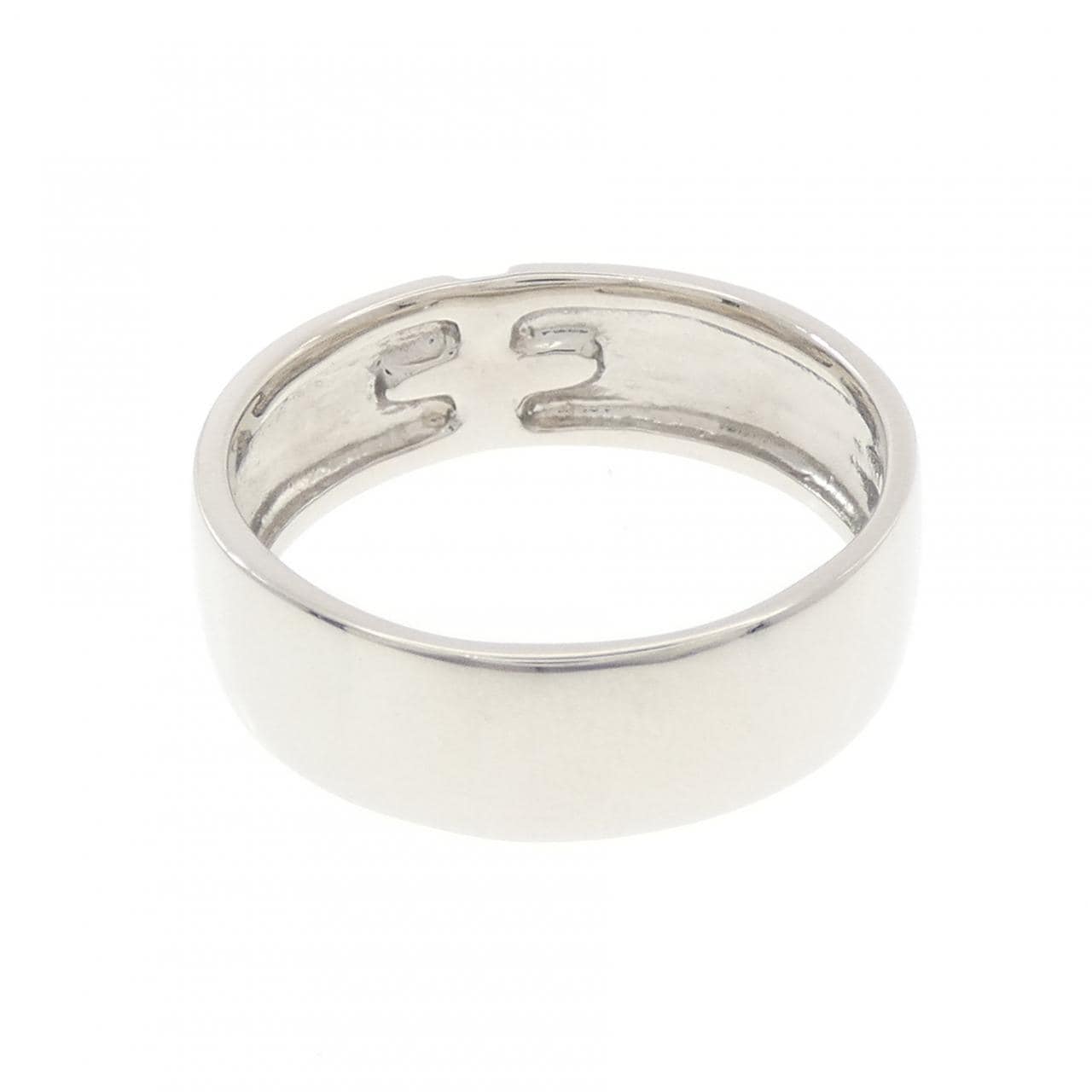 【新品】PT900 クロス ダイヤモンド リング 0.03CT