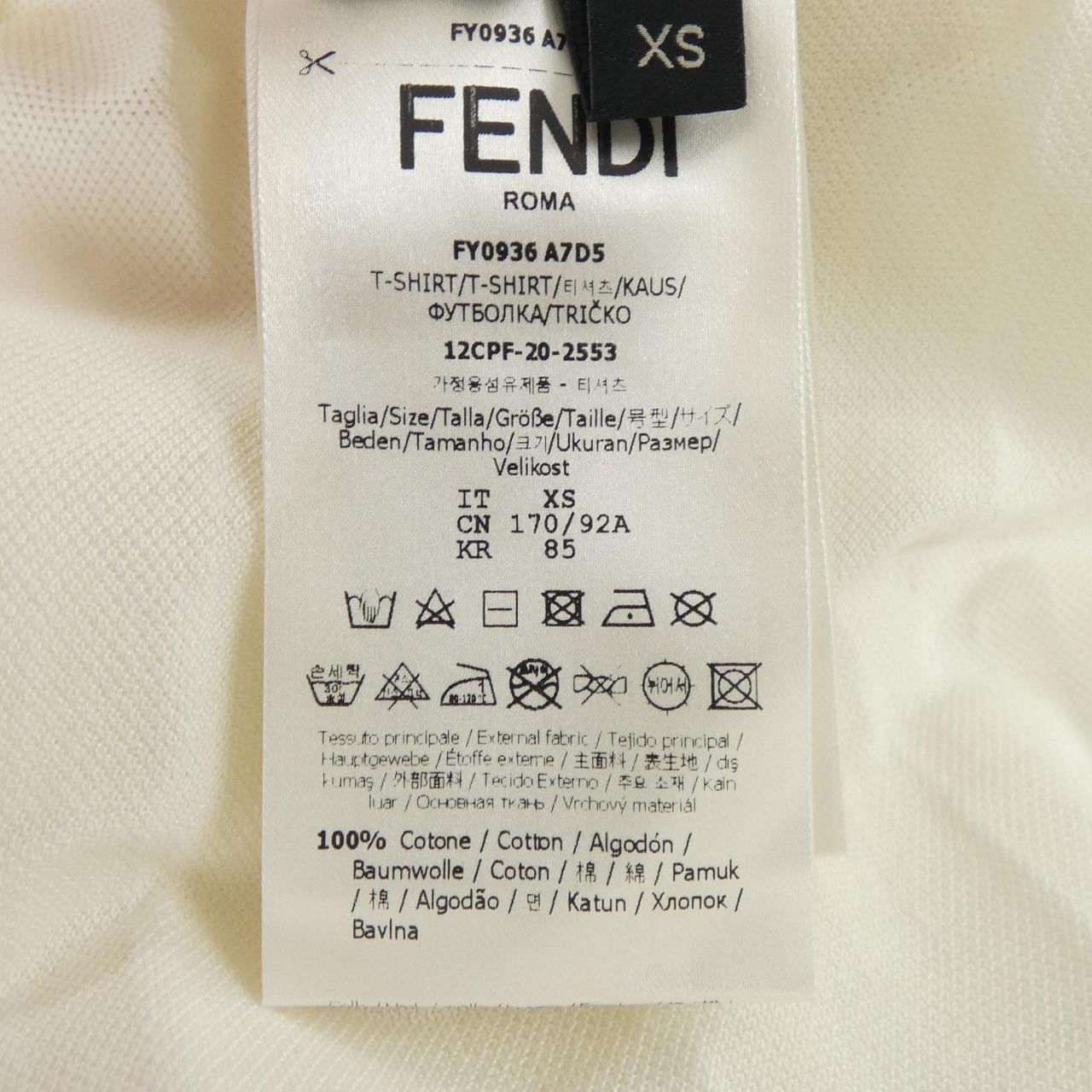 フェンディ FENDI FFモチーフ FY0936 A7D5 Tシャツ
