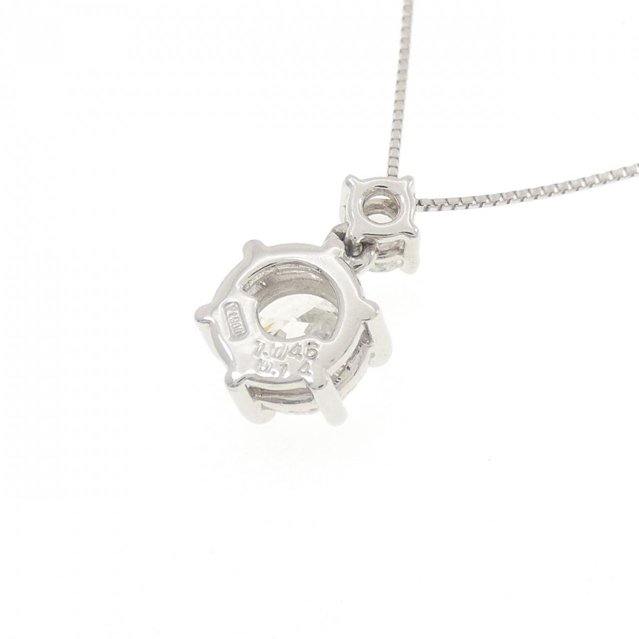 PT900/PT850 ダイヤモンド ネックレス 1.046CT G SI2 Good