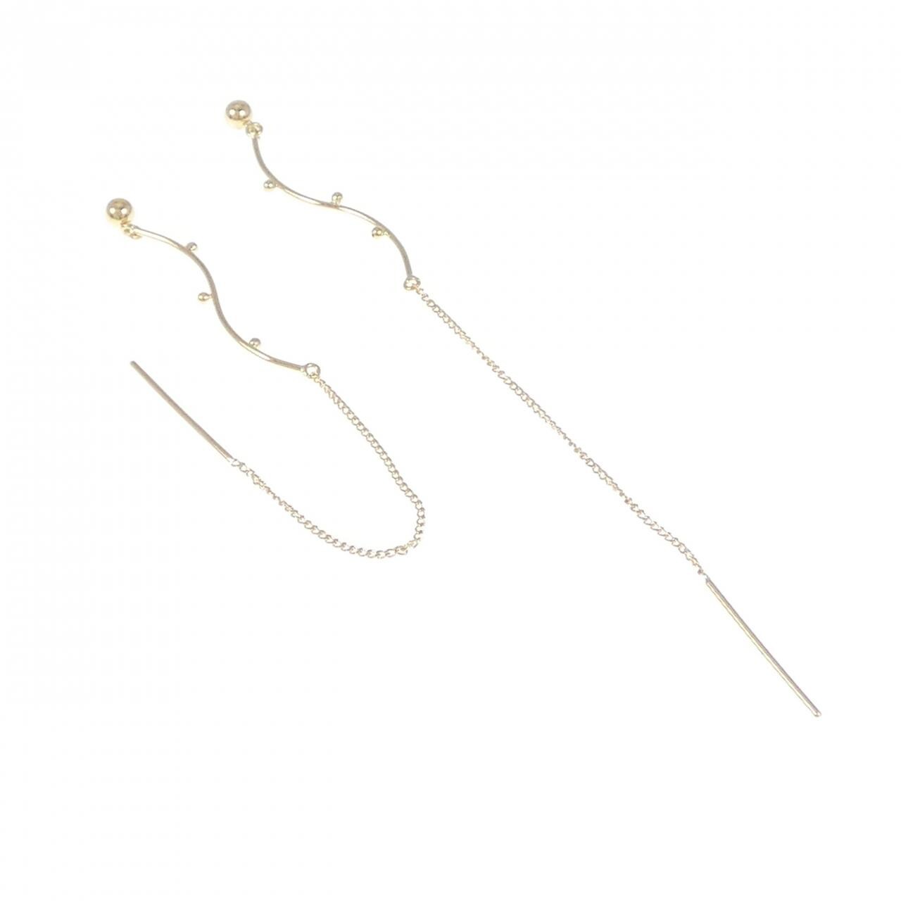 K18YG earrings
