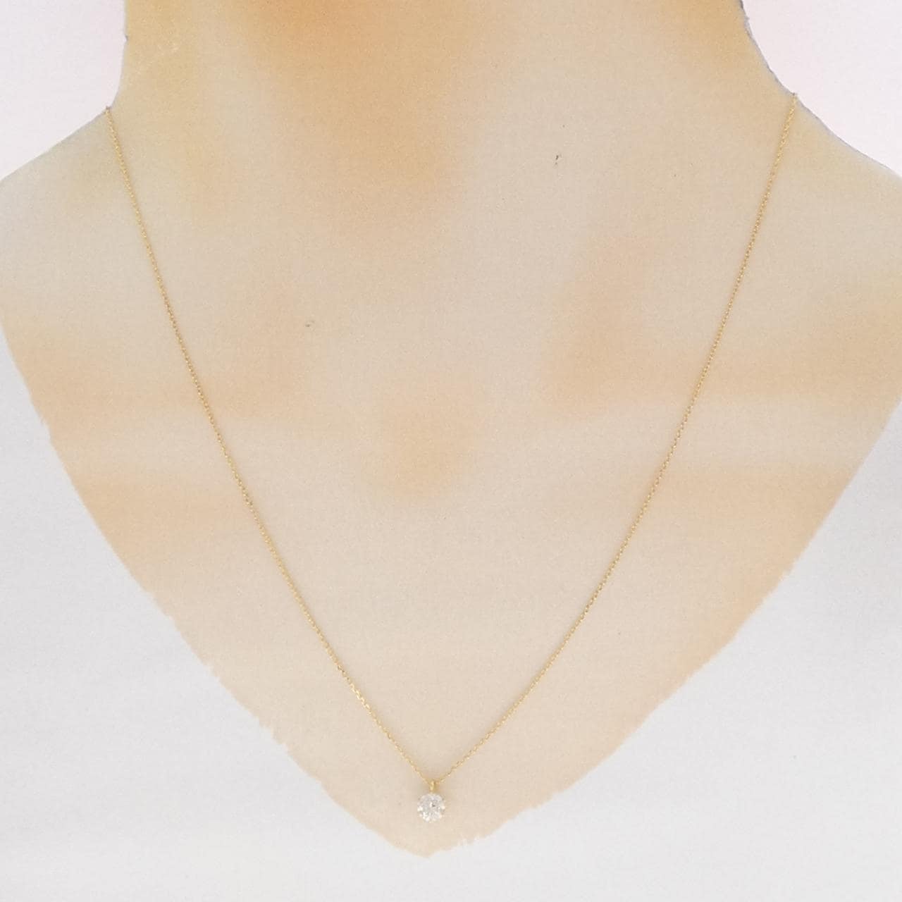 K18YG ダイヤモンド ネックレス 0.30CT