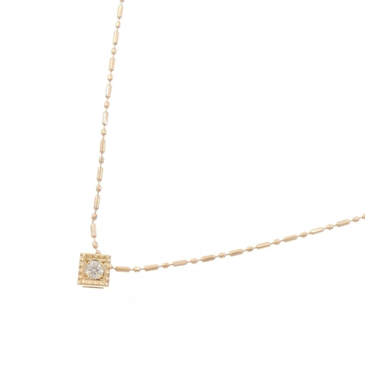 アガット ダイヤモンド ネックレス 0.03CT
